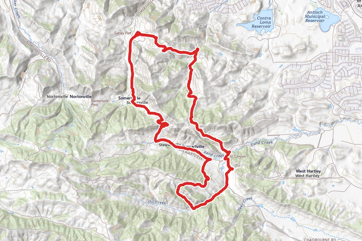 Sydney Flat to Box Canyon
