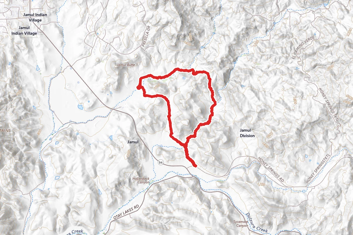 Honey Springs Trail and Daley Ranch Truck Loop
