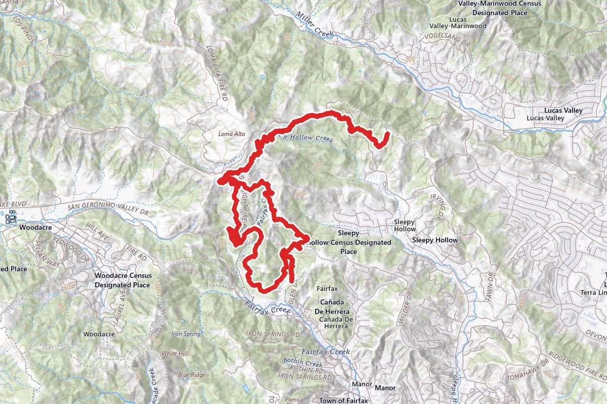 White Hill to 680 Trail