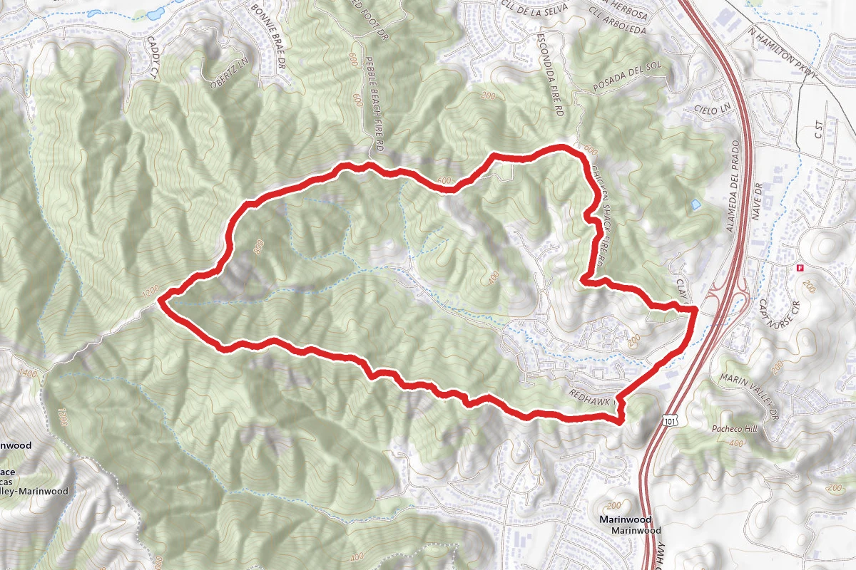 Chicken Shack to Pointe Fire Rd Loop