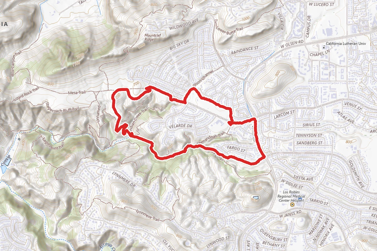 Wildwood Canyon and Las Flores Trail