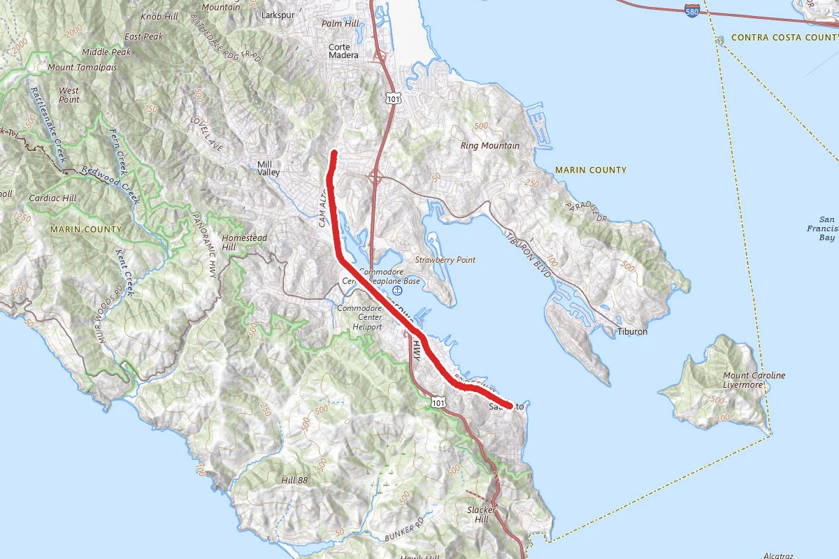 Mill Valley to Sausalito Path
