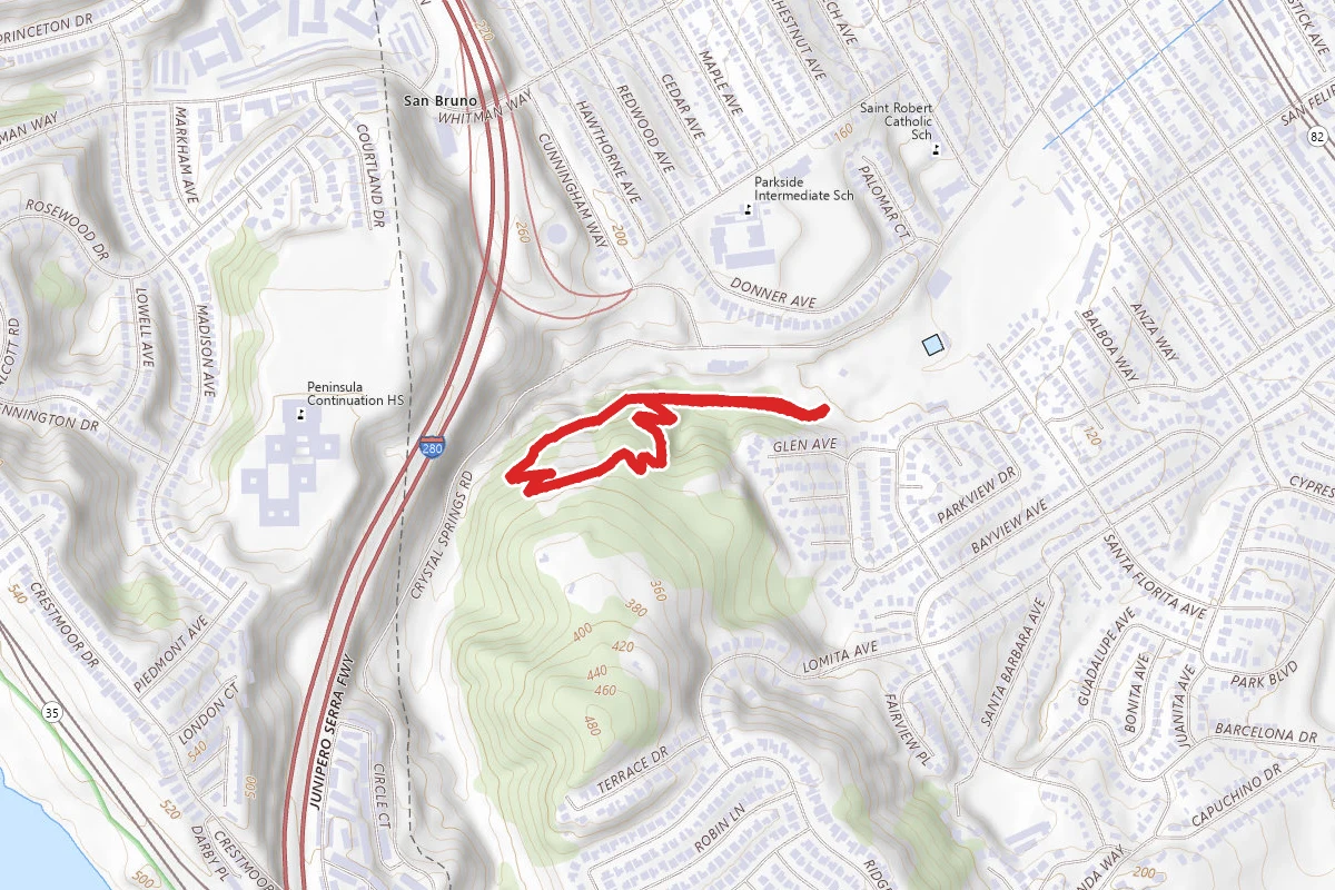 Live Oak to Buckeye and Quail Loop