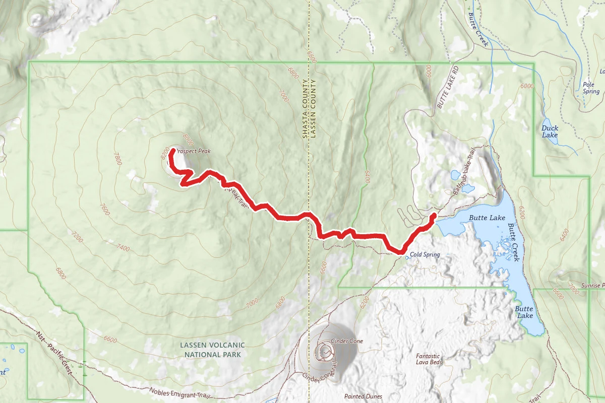 Prospect Peak Trail