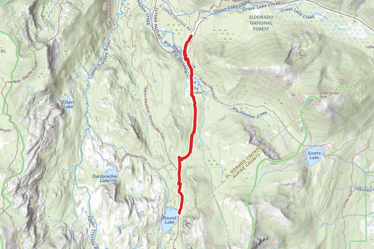Big Meadow to Round Lake