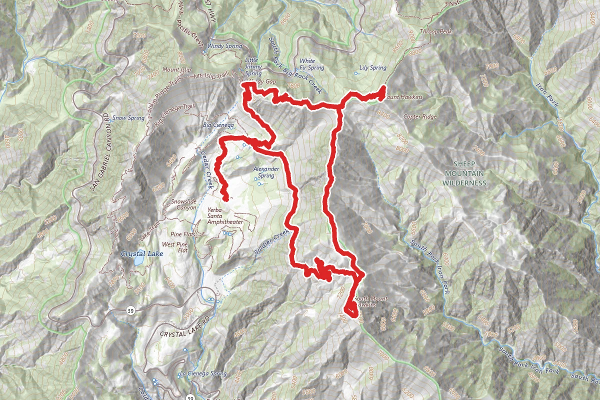 Crystal Lake and Windy Gap Trail