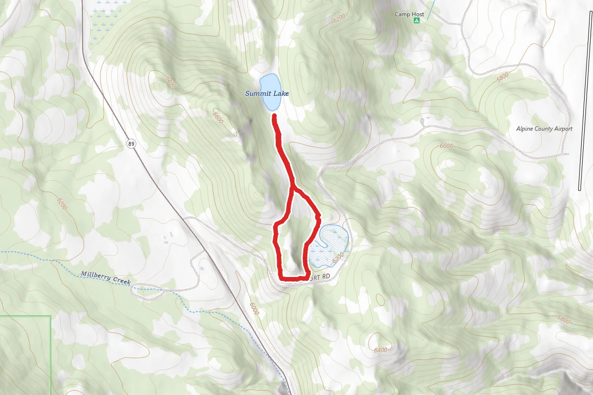Curtz Lake and Summit Lake Loop