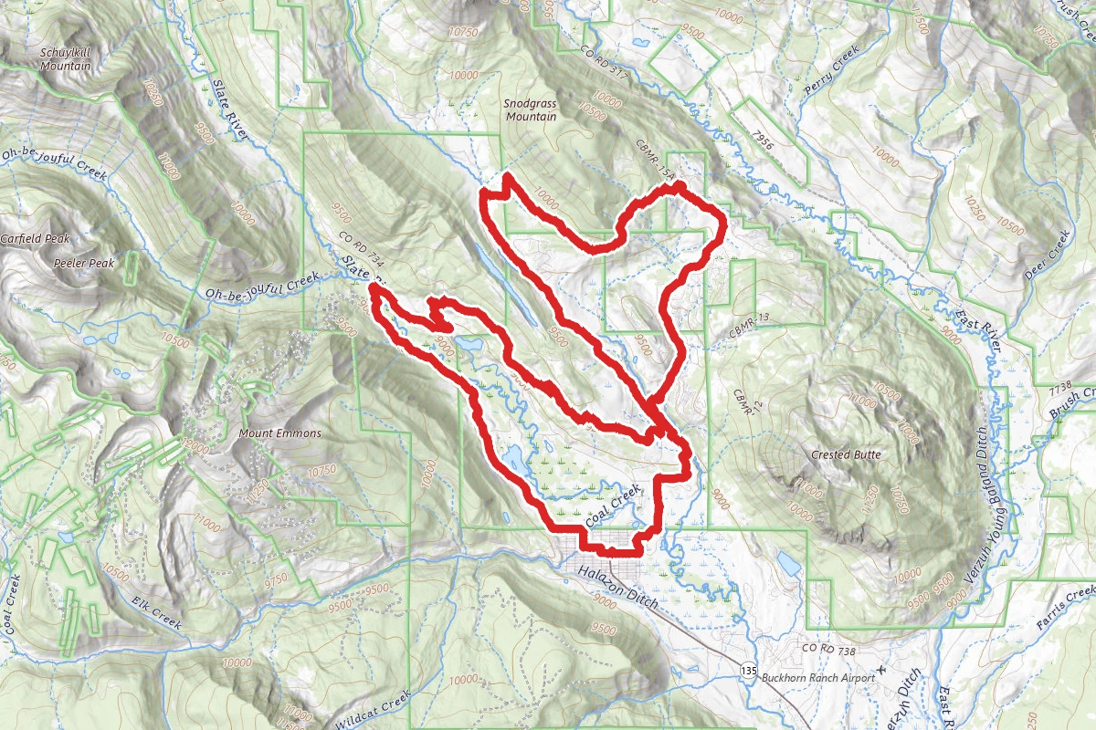 Snodgrass, Lupine, and Lower Loop
