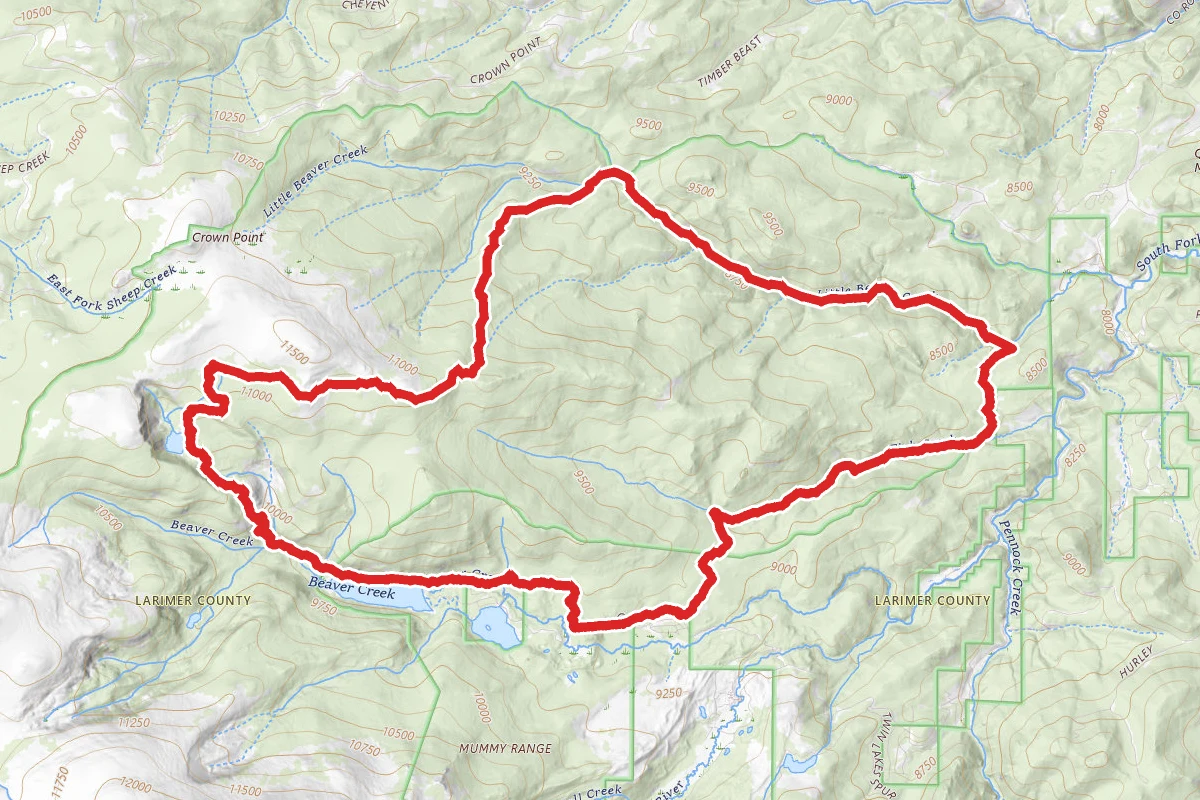 Beaver Creek to Fish Creek Loop