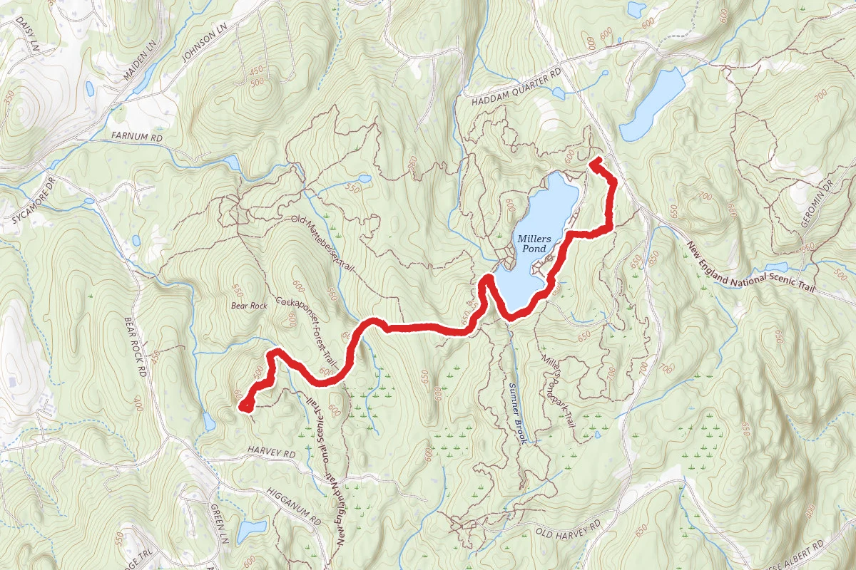 Bear Rock via Mattabesett Trail