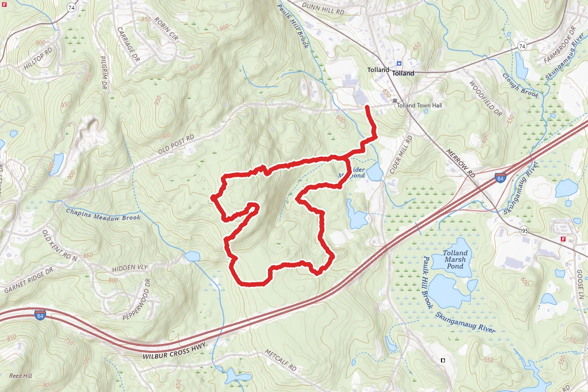 Crandall Red and Blue Trail Loop