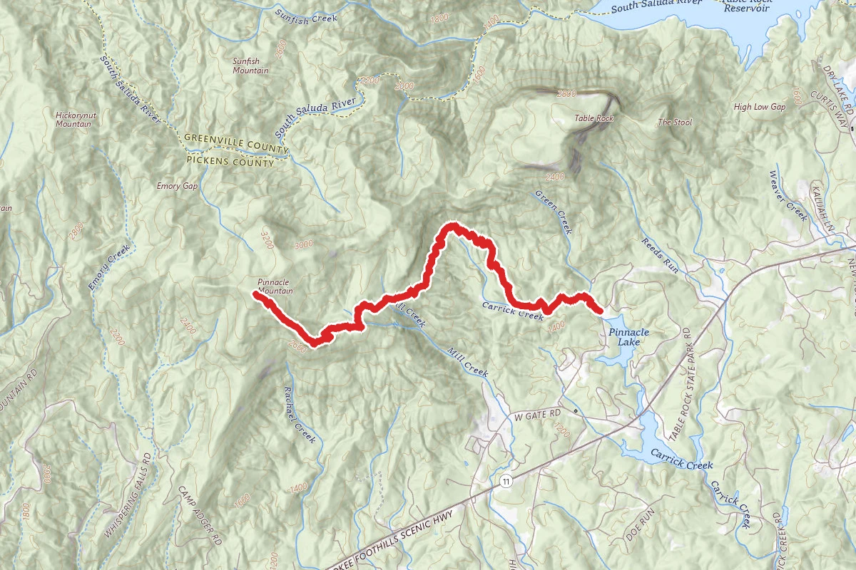 Pinnacle Mountain Trail