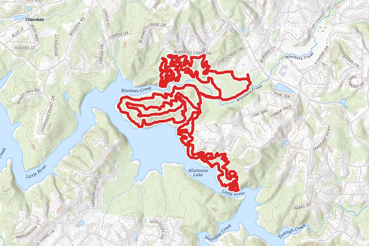 Blankets Creek MTB Trails