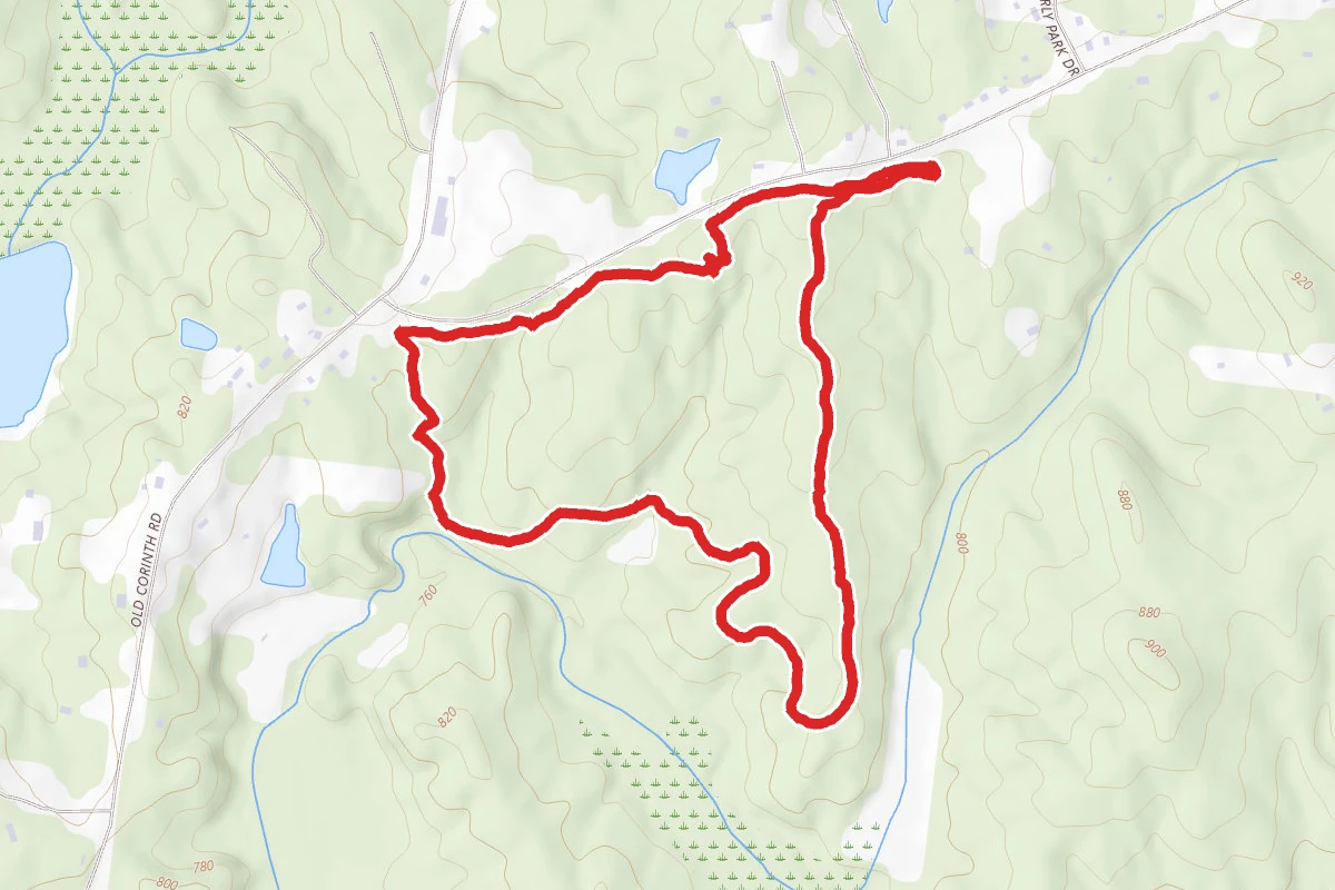 Browns Mill Battlefield Blue Blaze Trail