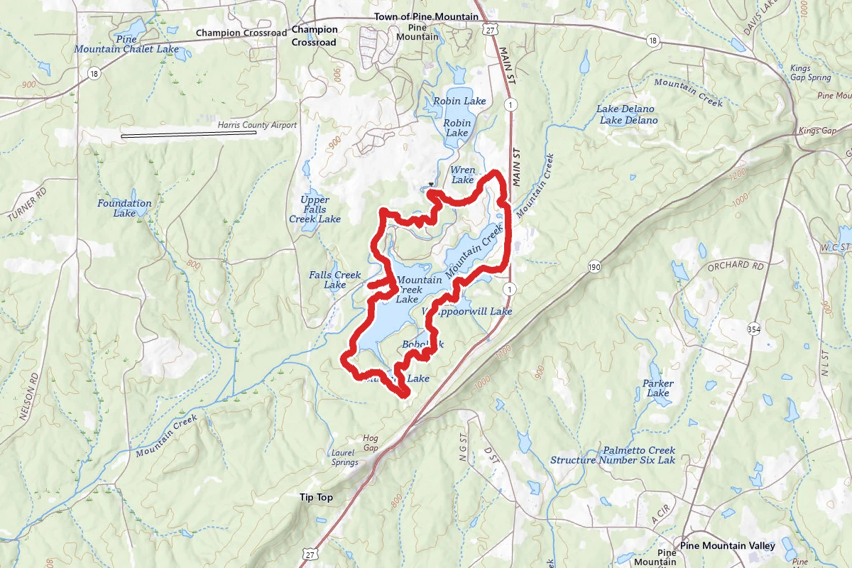 Mountain Creek Lake Loop