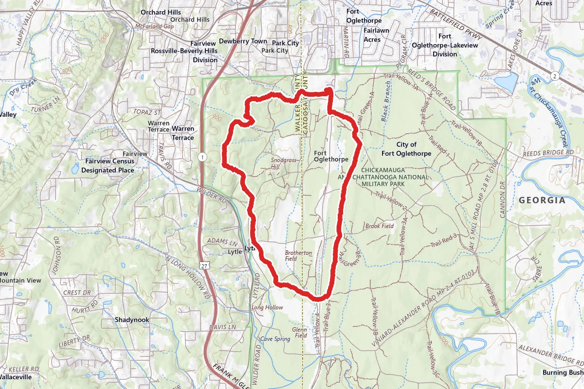 Chickamauga Western Loop
