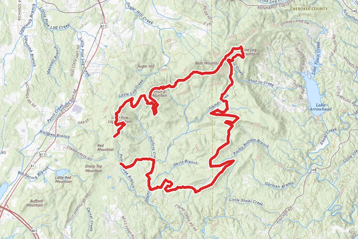 Pine Log Wildlife Management Area Loop
