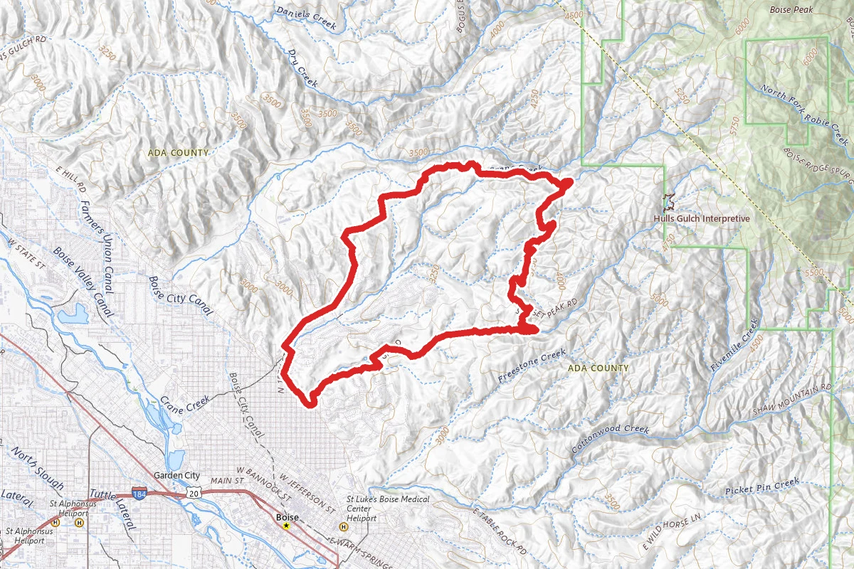 Crane Creek - Corrals Loop