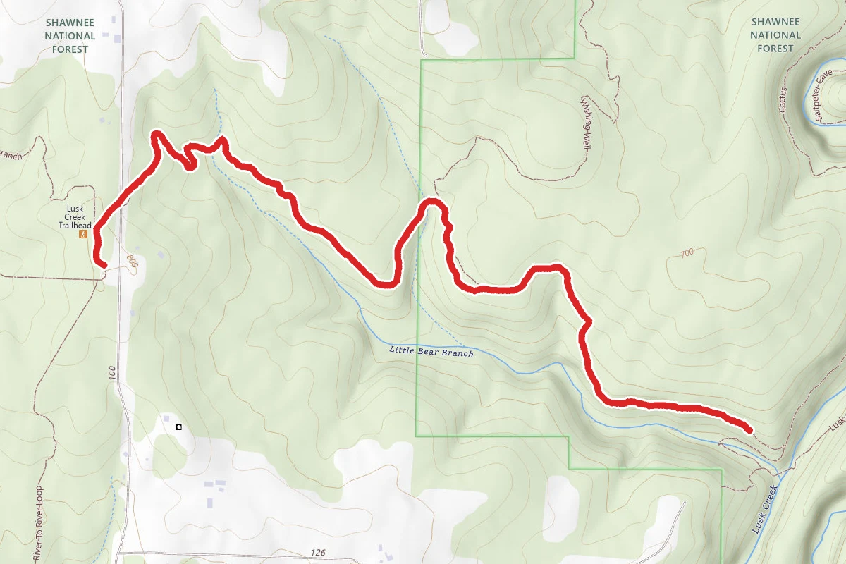Little Bear Branch to Lush Creek Trail