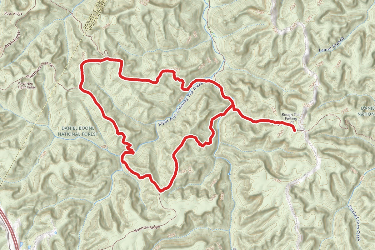 Koomer Ridge and Rough Trail Loop