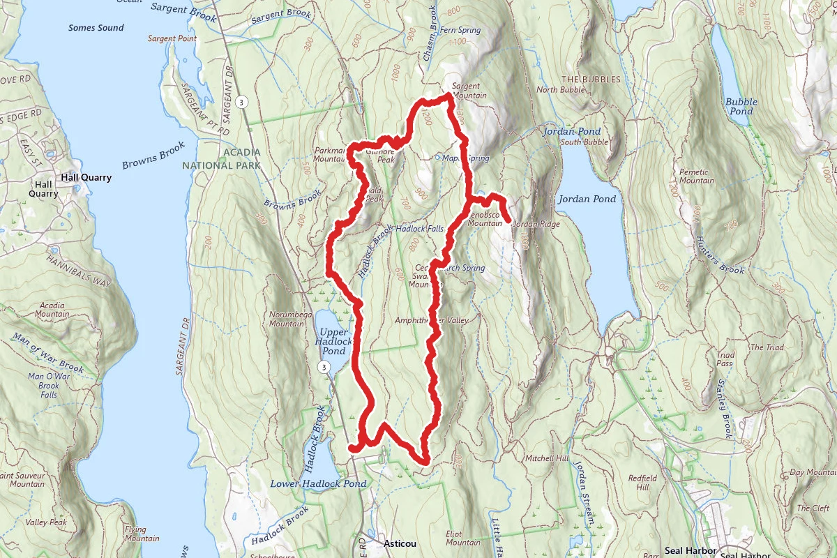Sargeant Mountain Ridge Loop