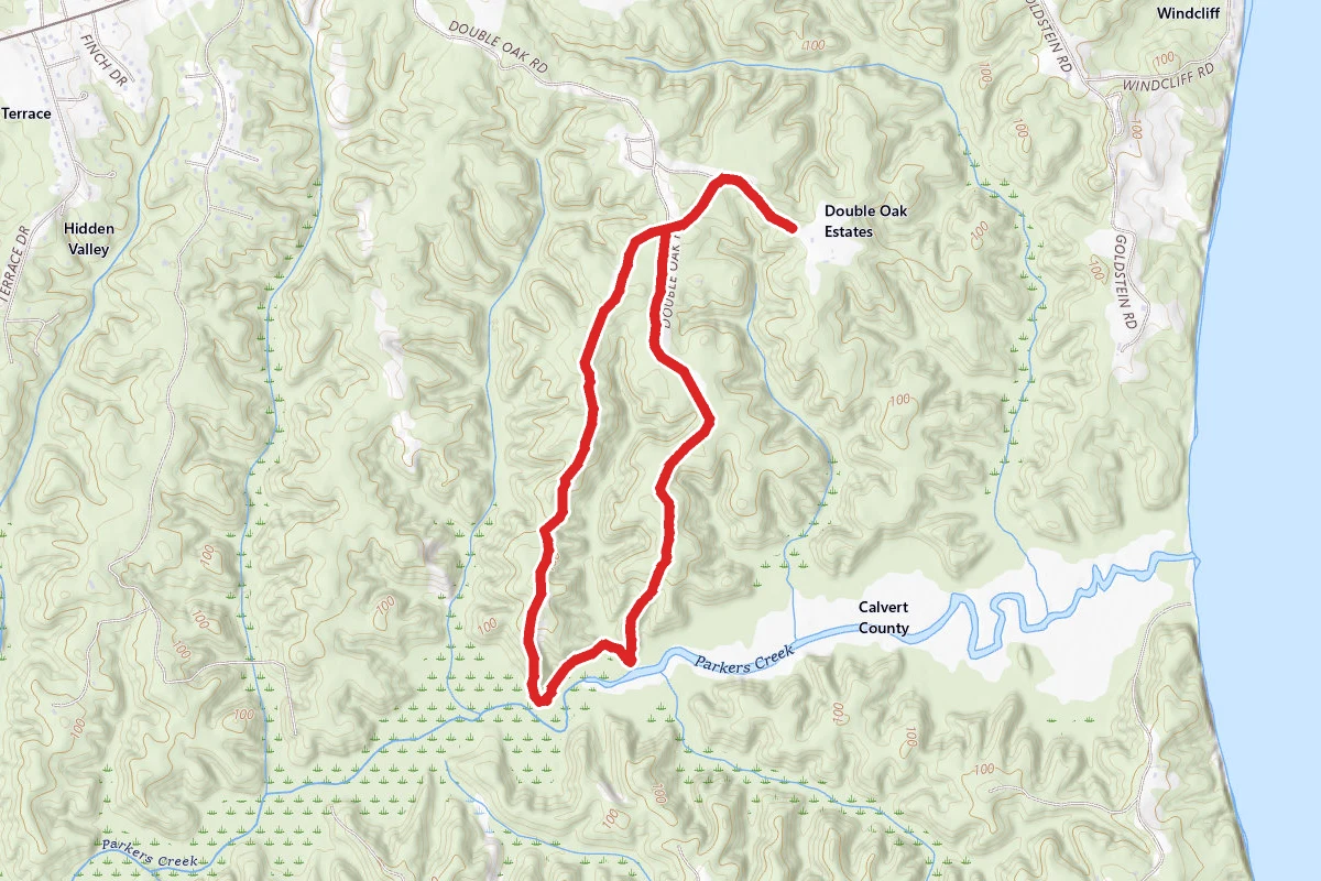 Double Oak and Parker Creek Trail Loop