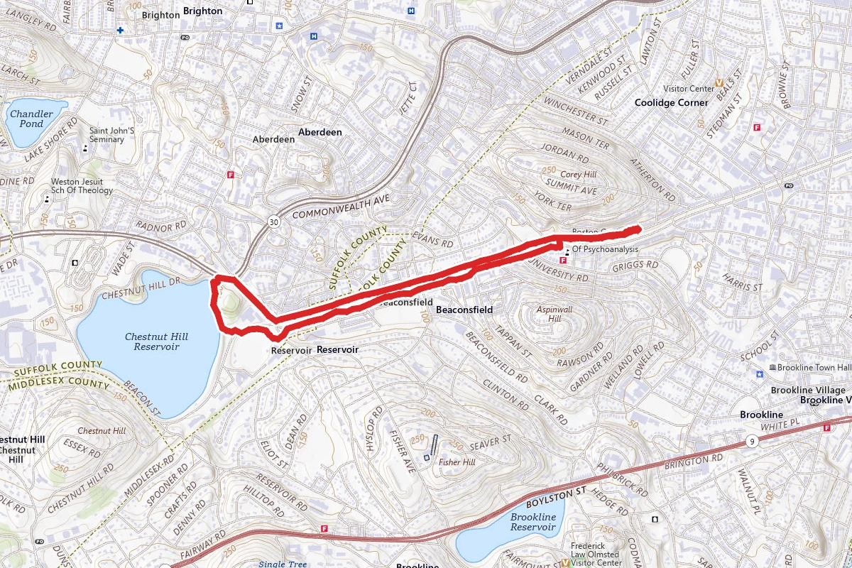 Brookline Stairways and Paths