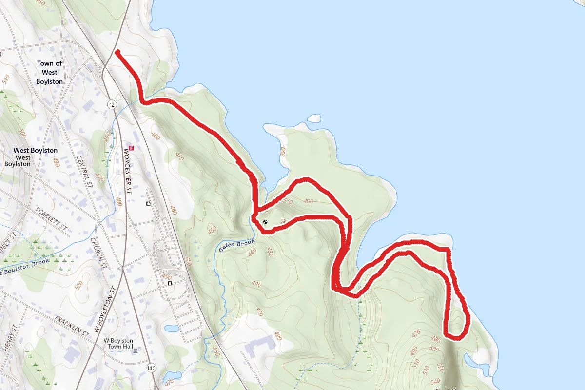 Wachusett Reservoir Gate 25 Trail