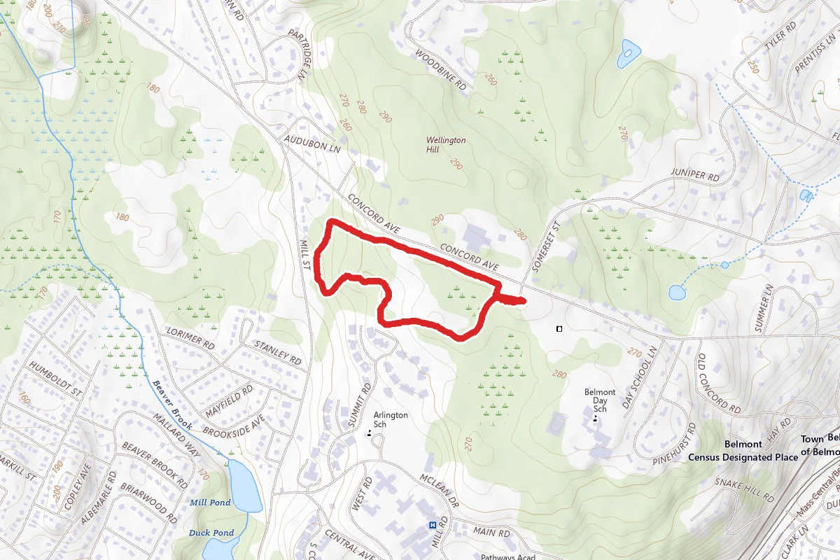 Western Greenway Loop from Highland Meadows