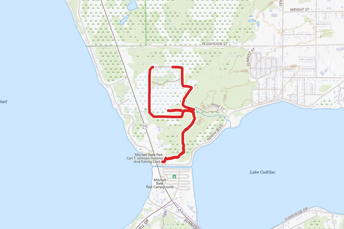 Cadillac Heritage Nature Trail