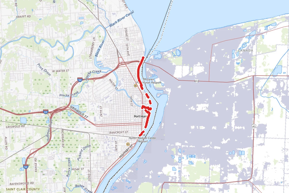 Saint Clair River Walk