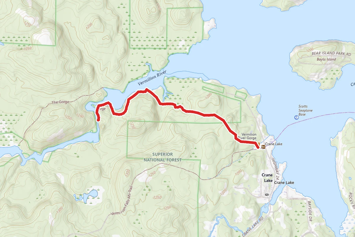 Vermilion Gorge Trail