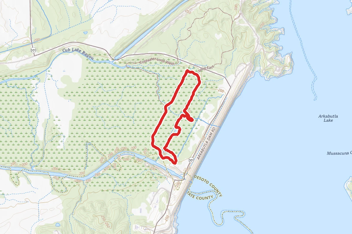 Arkabutla Lake Nature Trail (Short Option)