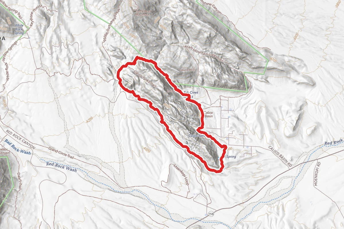 Ash Canyon and Calico Tanks Loop