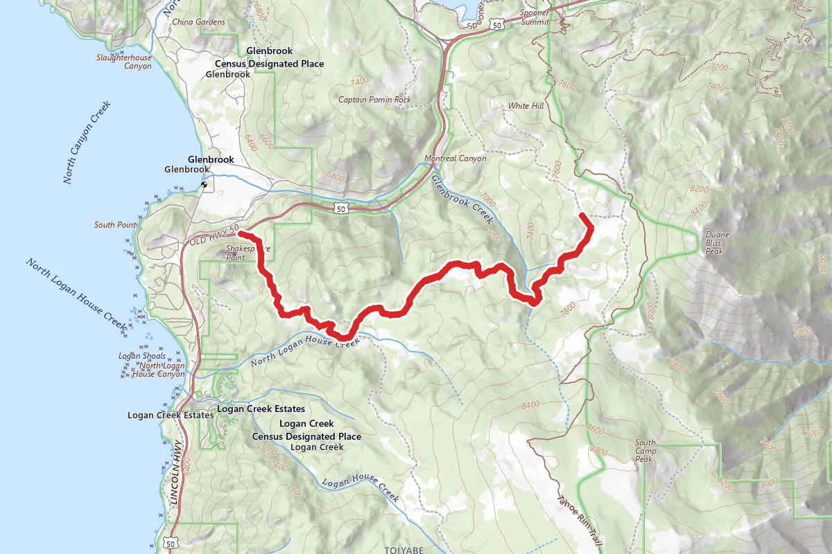 Logan House Creek OHV Trail