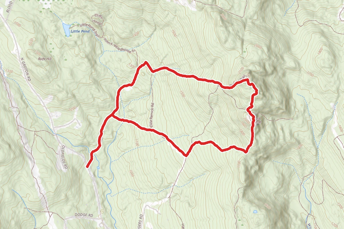 Bald Knob and Mount Crosby Loop