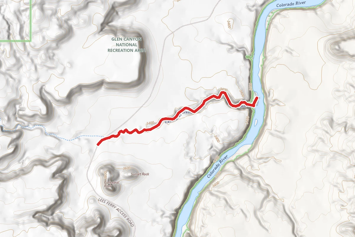 Cathedral Wash Trail