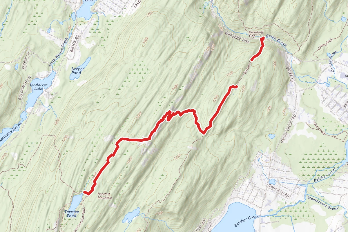 Terrace Pond and Bear Mountain