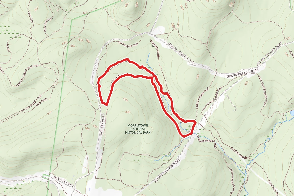 Jockey Hollow Green Trail (The Aqueduct Trail)