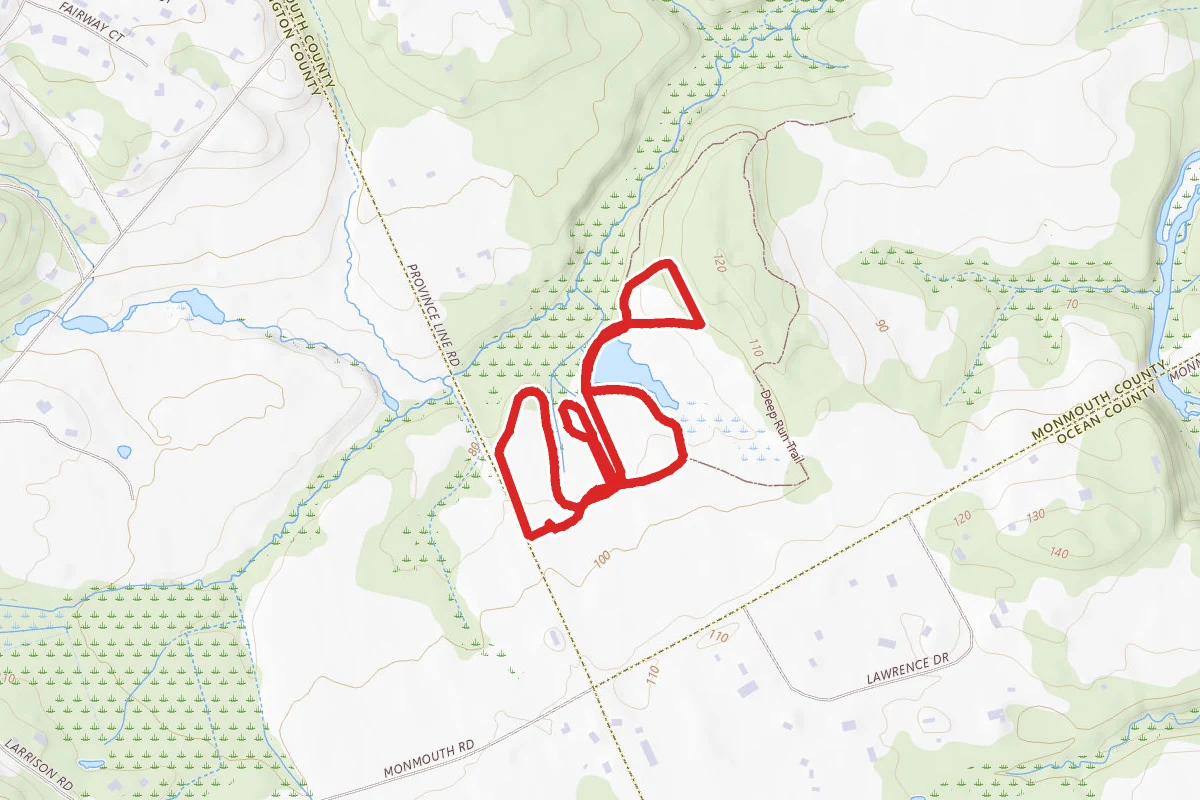 Crosswicks Creek Park Blue Trail