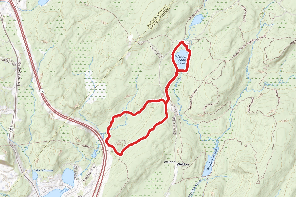 Highlands and Winona Trail Loop