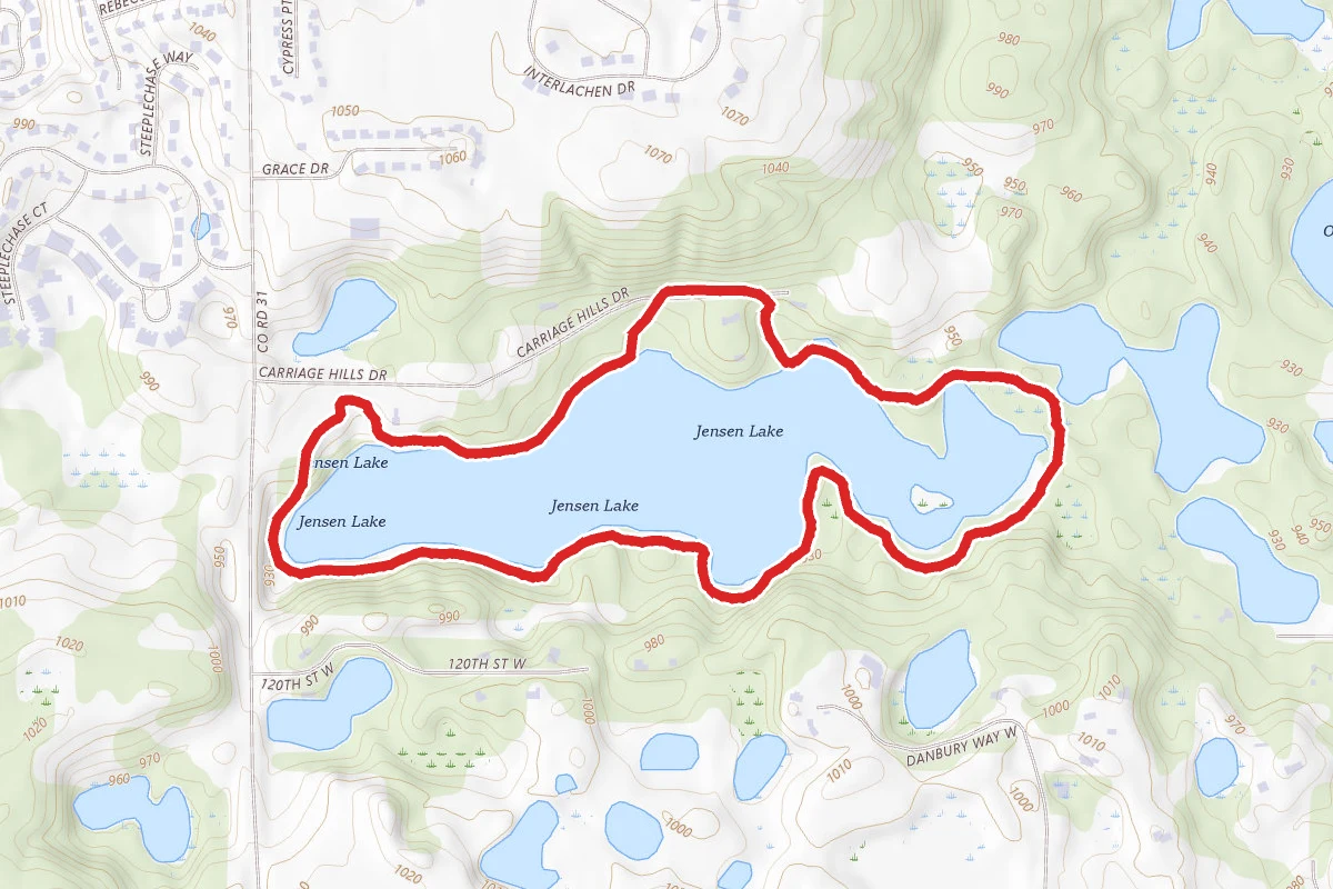 Jensen Lake Trail