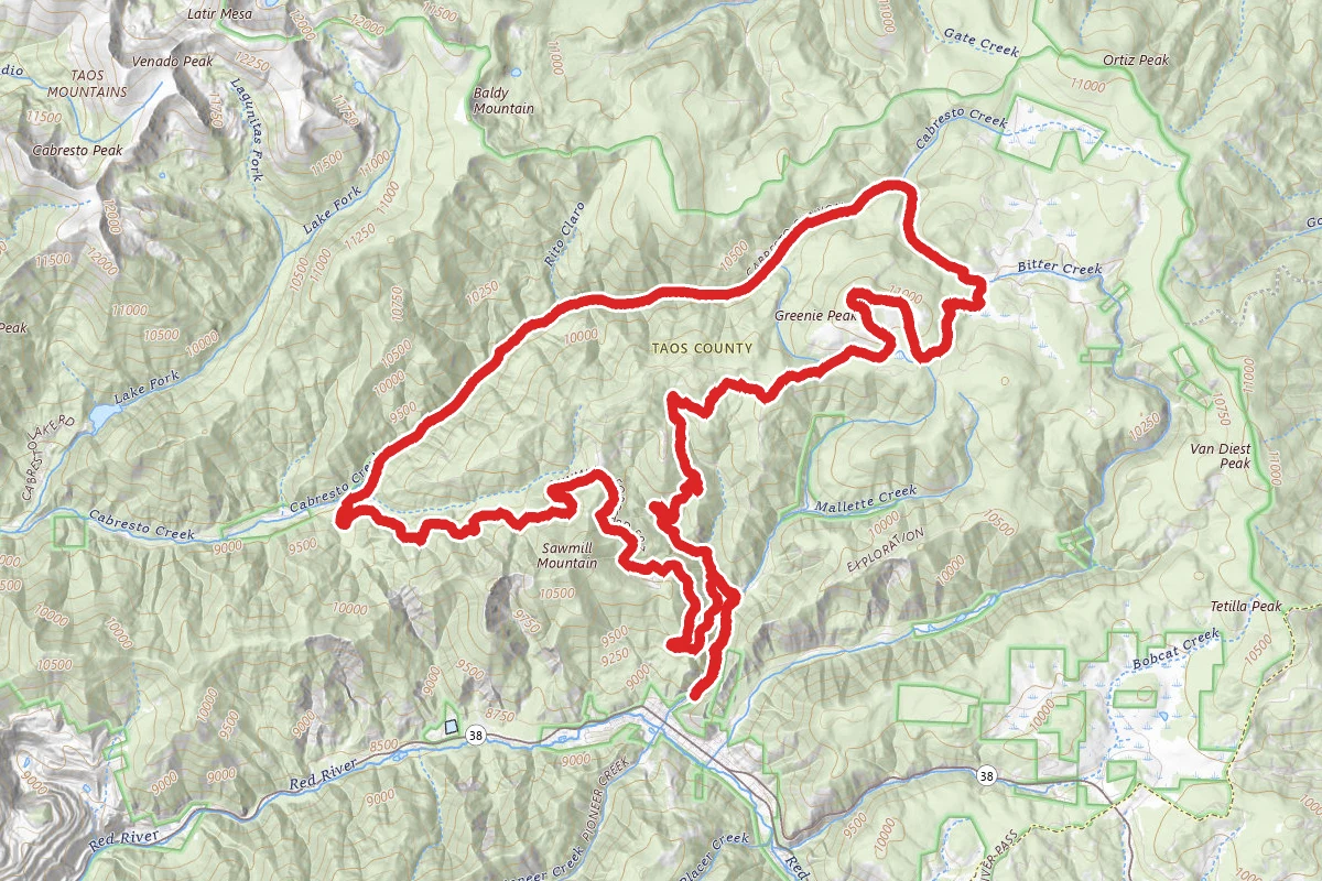 Greenie Peak OHV Loop