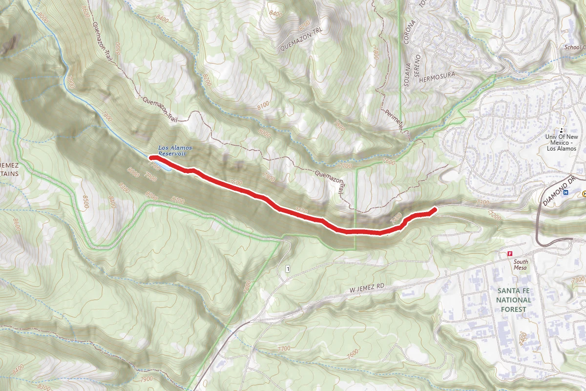 Los Alamos Canyon Trail