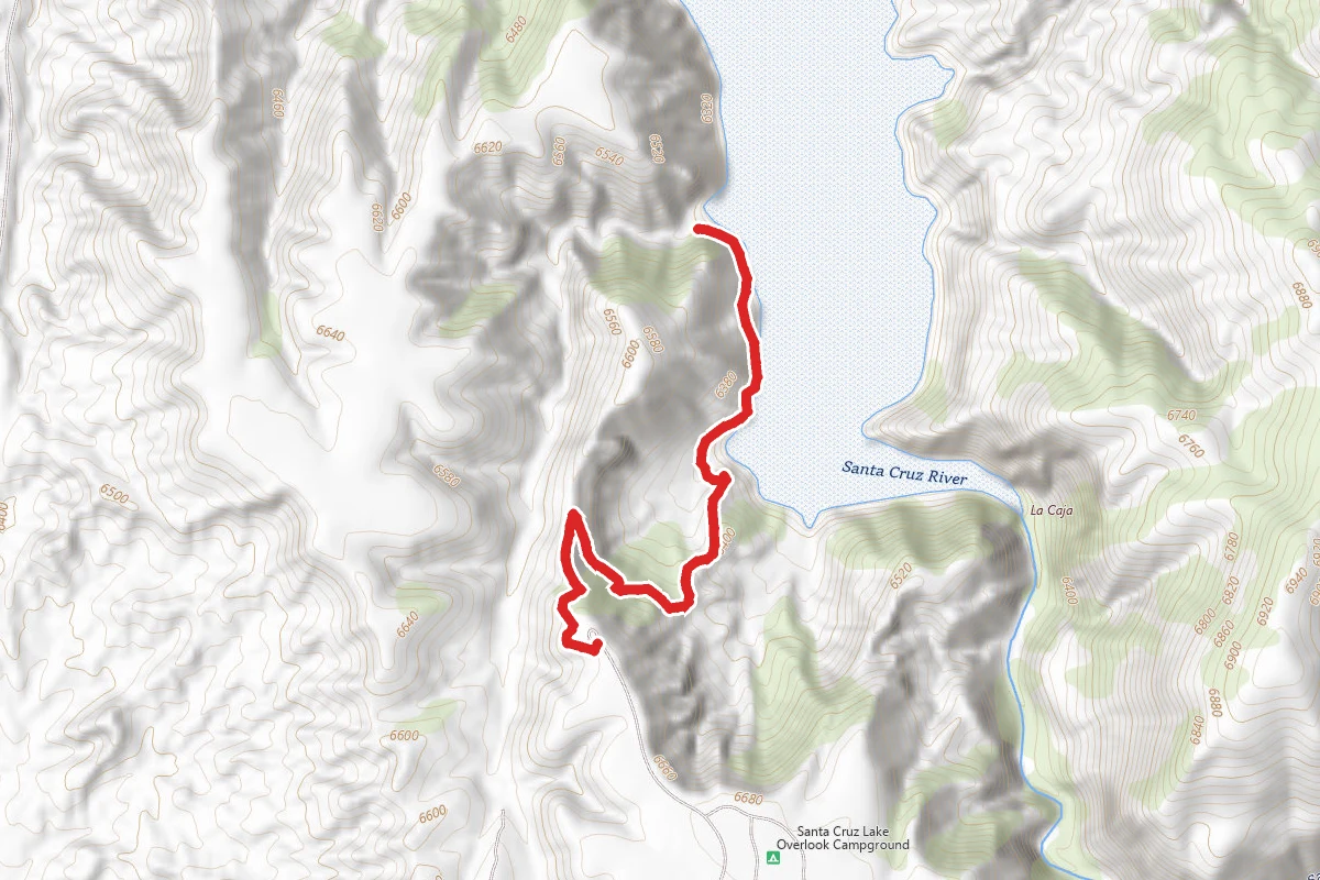 Santa Cruz Lake Overlook Trail