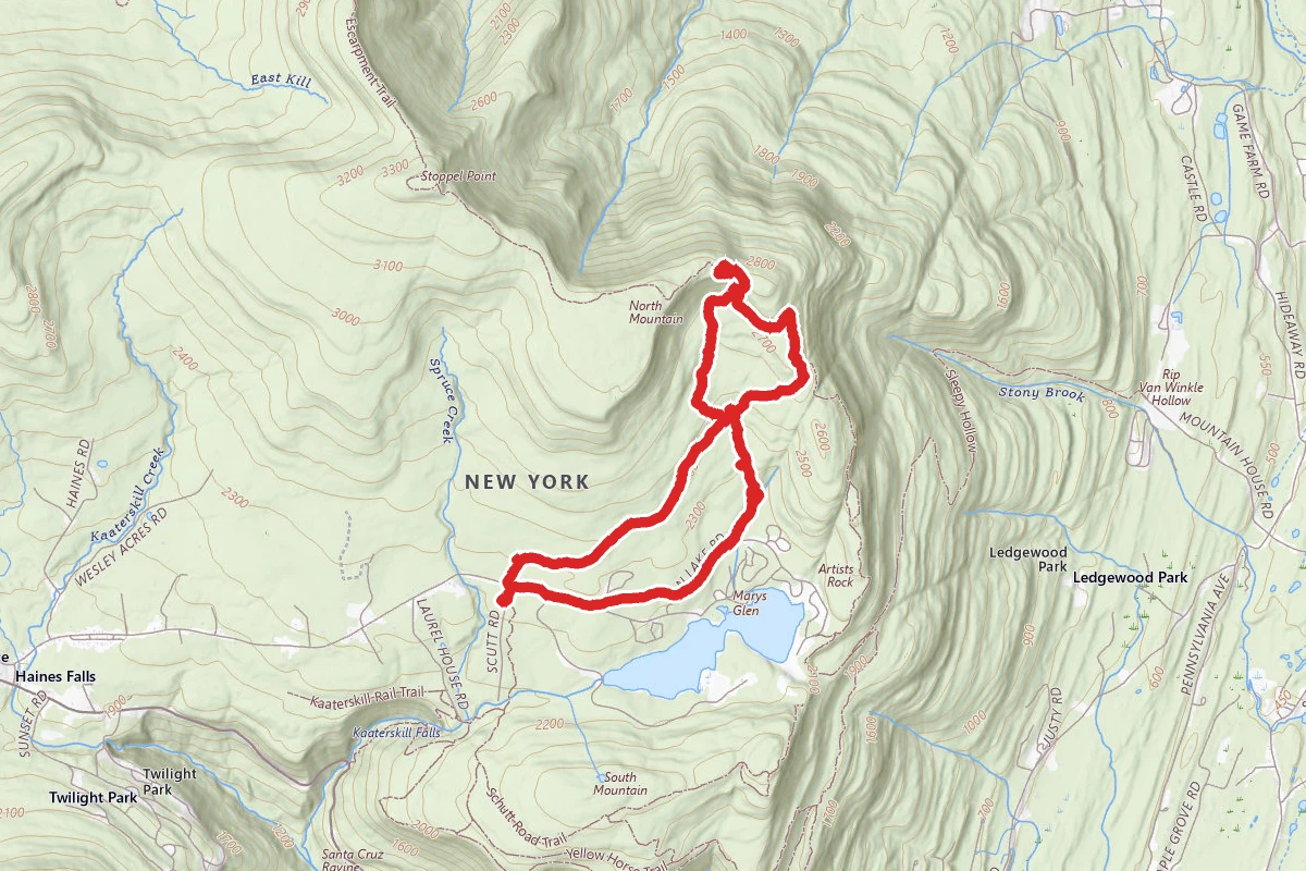 North Point and Badman's Cave Loop