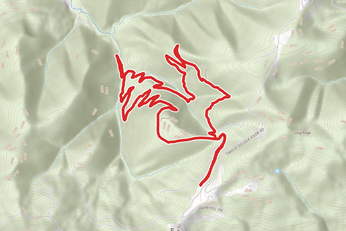 Piratebush, Cascade, Canyon, and Overlook Trail Loop