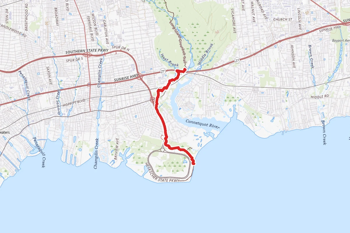 Long Island Greenbelt Trail South