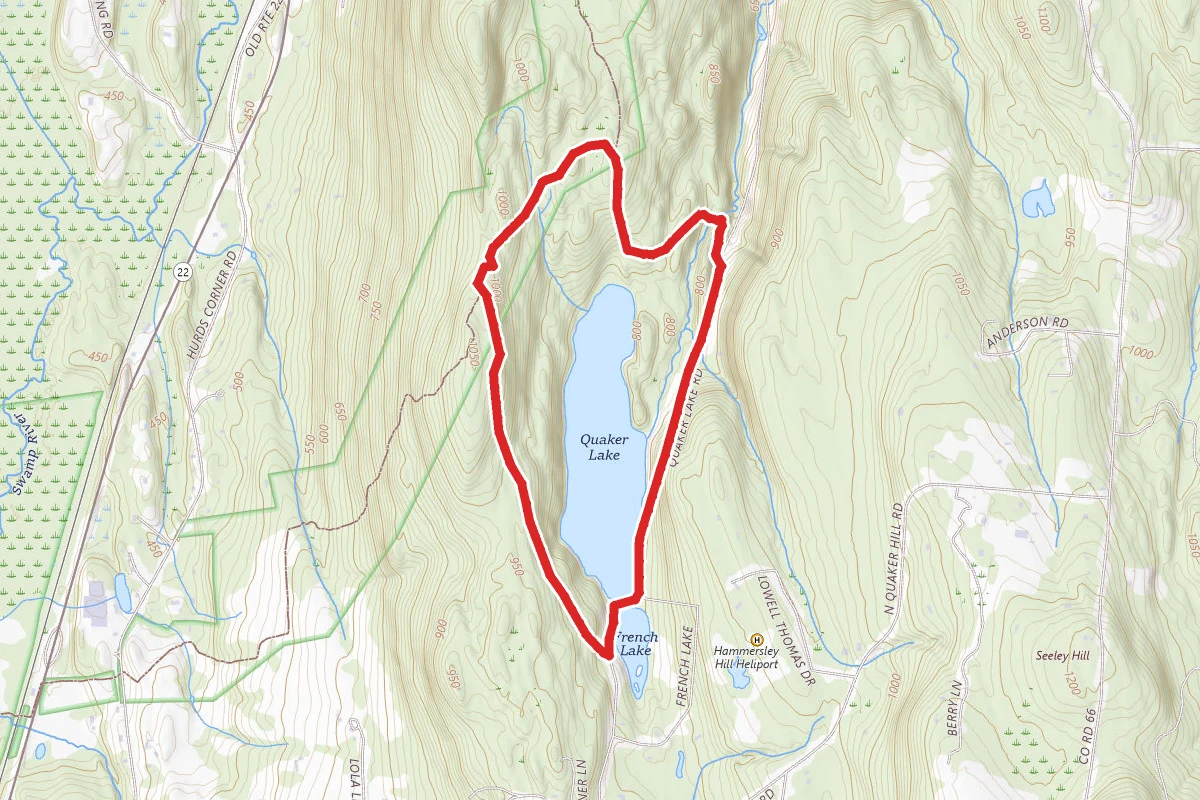 Quaker Lake Loop via Appalachian Trail