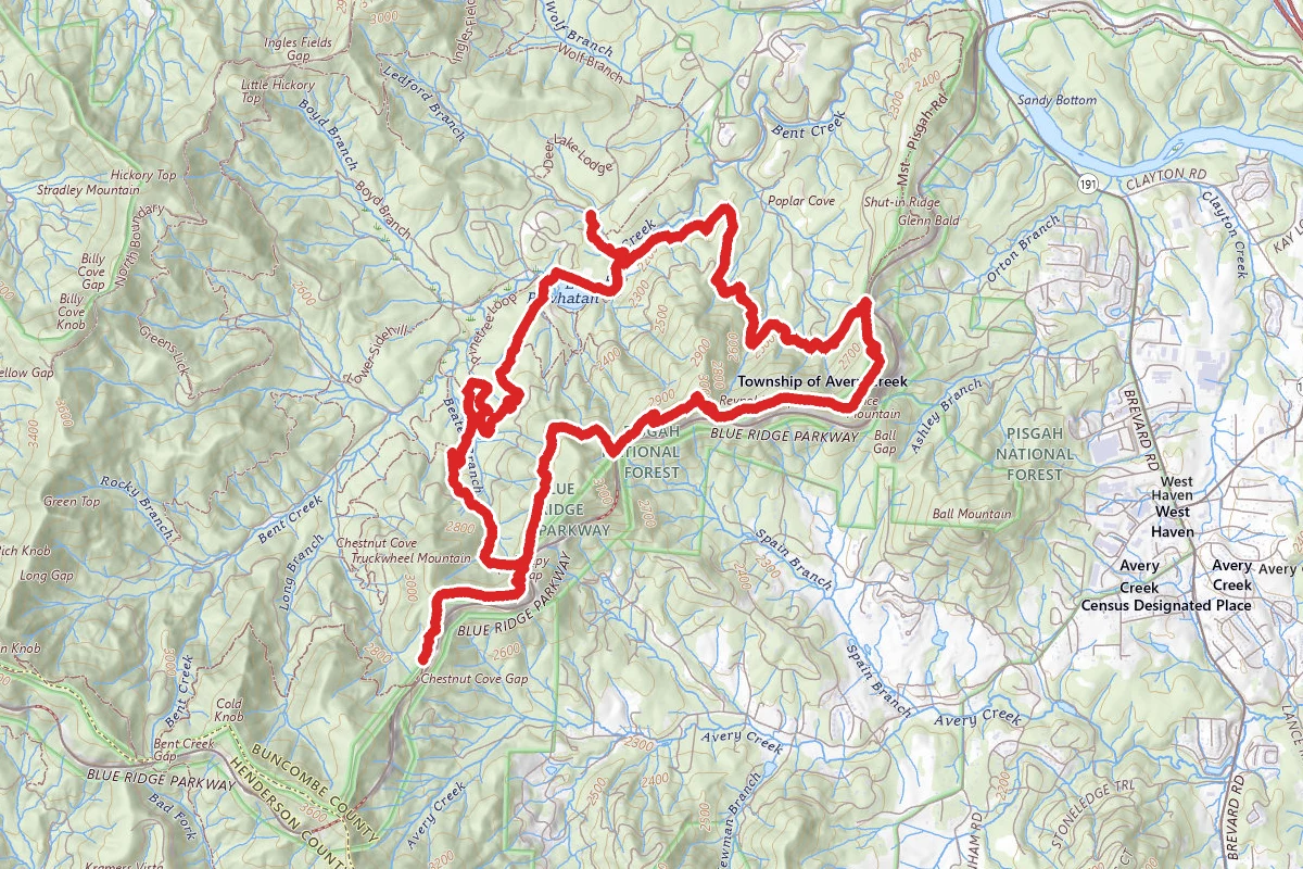 Hard Times to Shut-In to Pine Tree Loop